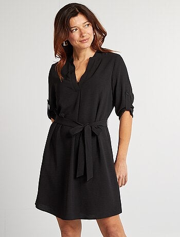 Robe type tunique col tunisien