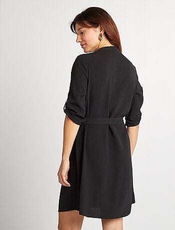 Robe type tunique col tunisien