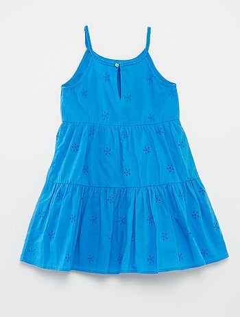 Robe unie à bretelles tressées