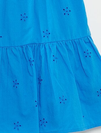 Robe unie à bretelles tressées