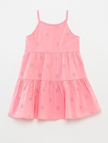 Robe unie à bretelles tressées