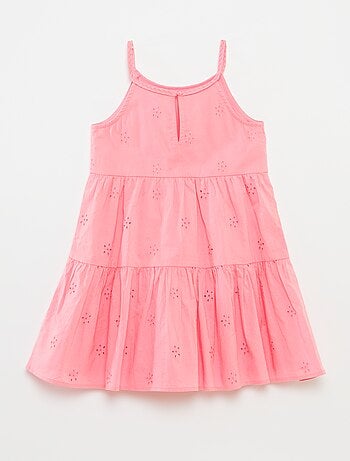 Robe unie à bretelles tressées