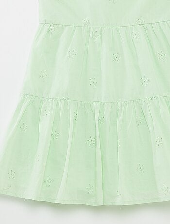 Robe unie à bretelles tressées