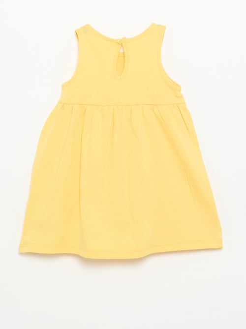 Robe unie sans manches avec nœud fantaisie - Kiabi