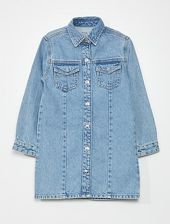 Robe veste en denim - Kiabi
