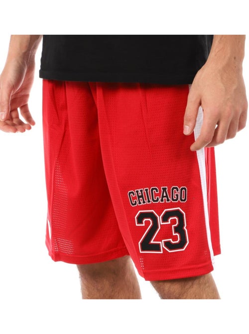 Rode basketbalshort voor heren Sport Zone Miami - Kiabi