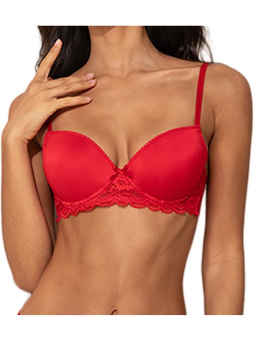 Rode bralette dames les petites bombes etoile - Kiabi Rode bralette dames les petites bombes etoile - Kiabi