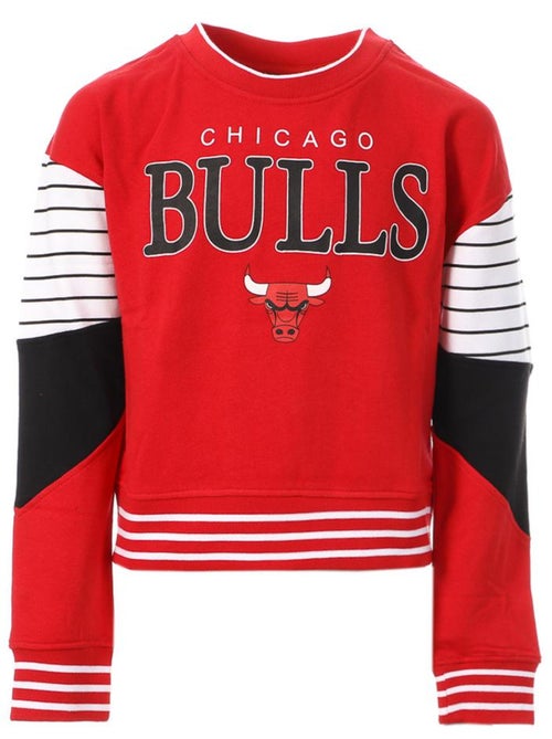Rode NBA Chicago Bulls Cheer Meisjes Sweatshirt - Kiabi Rode NBA Chicago Bulls Cheer Meisjes Sweatshirt - Kiabi