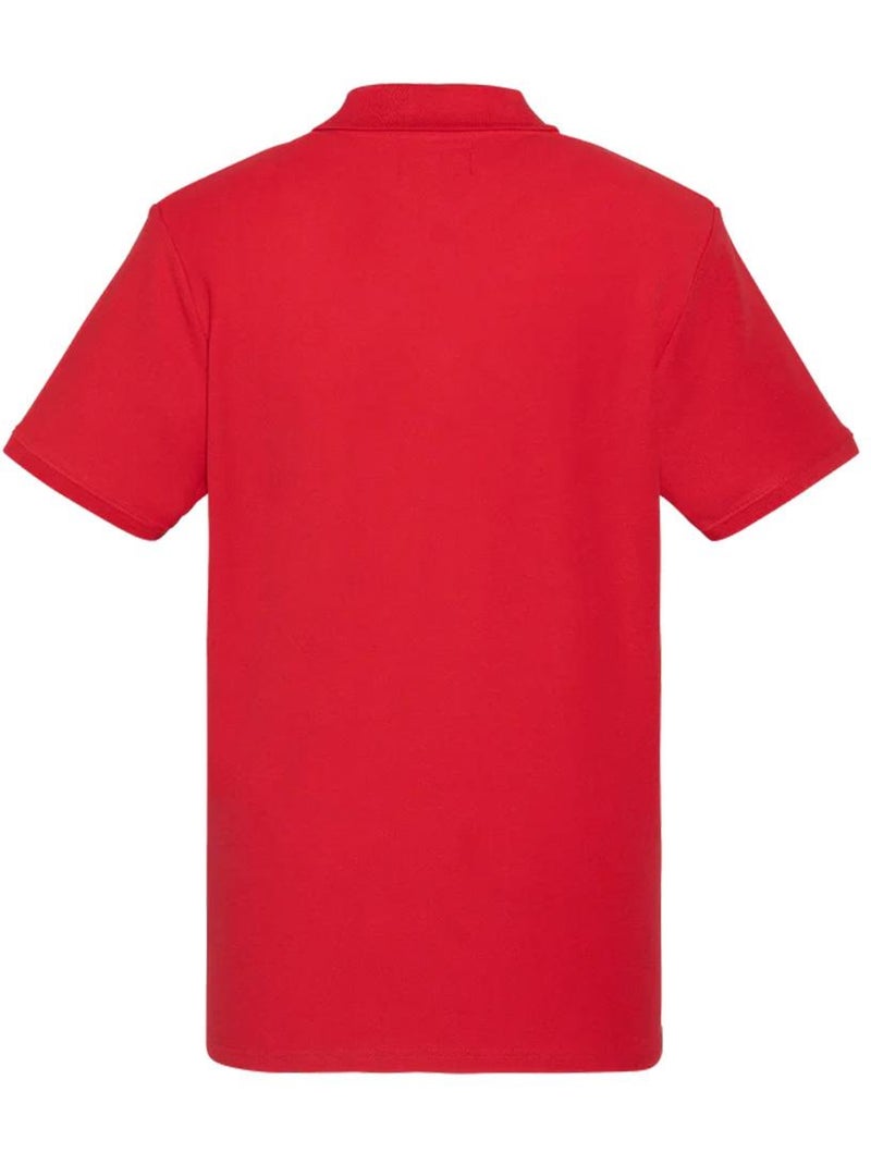 Rode Polo voor Heren - Schott PS0022 Rood - Kiabi