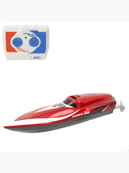 Rode radiografisch bestuurbare speedboot + 4 jaar speed&go - Kiabi Rode radiografisch bestuurbare speedboot + 4 jaar speed&go - Kiabi