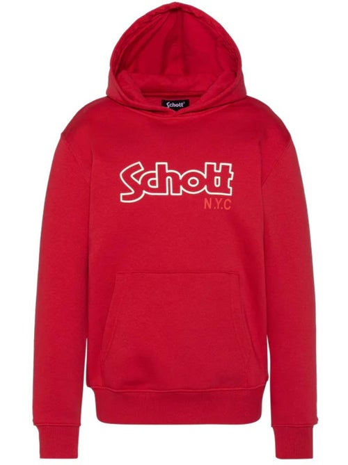 Rode Schott Hoodie voor Jongens met Print - Kiabi Rode Schott Hoodie voor Jongens met Print - Kiabi