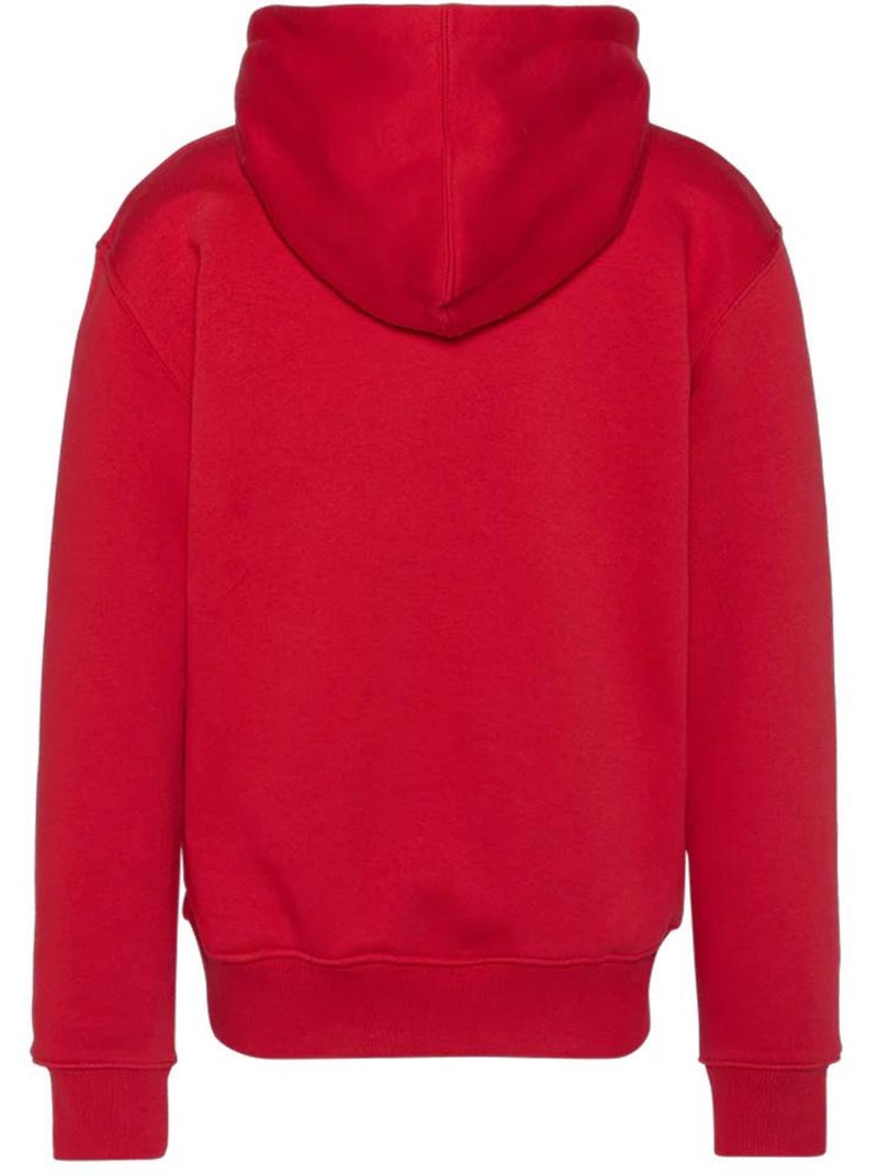 Rode Schott Hoodie voor Jongens met Print Rood - Kiabi