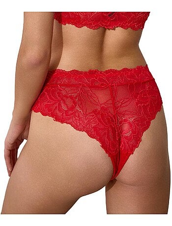 Rode tanga slip dames les petites bombes nila