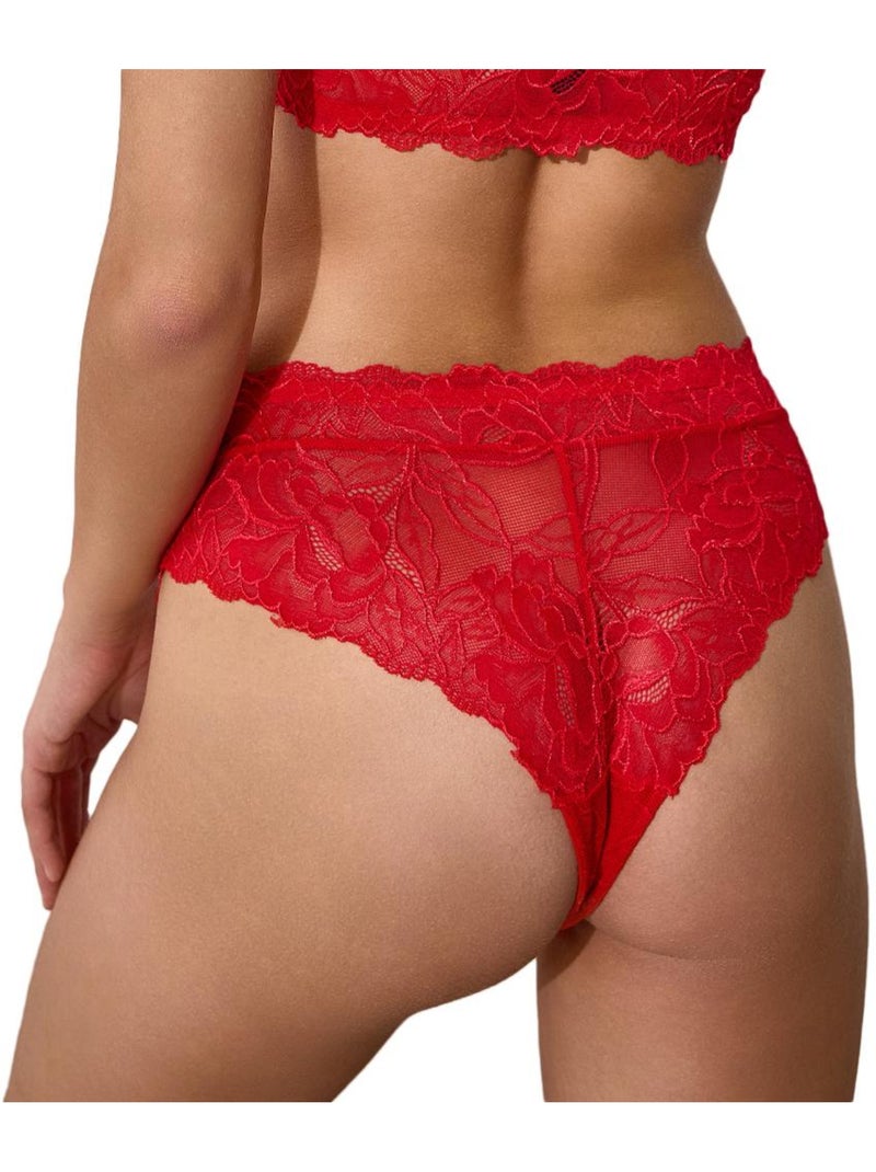 Rode tanga slip dames les petites bombes nila Rood - Kiabi