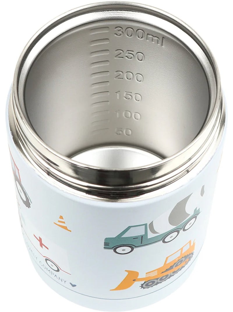Roestvrijstalen geïsoleerde lunchbox voor kinderen | a little lovely company Grijs - Kiabi