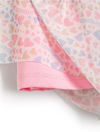 Rok conguitos falda con corazones
