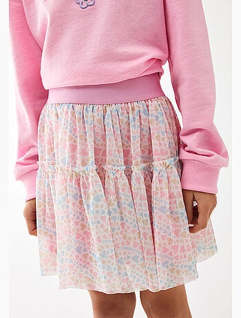 Rok conguitos falda con corazones