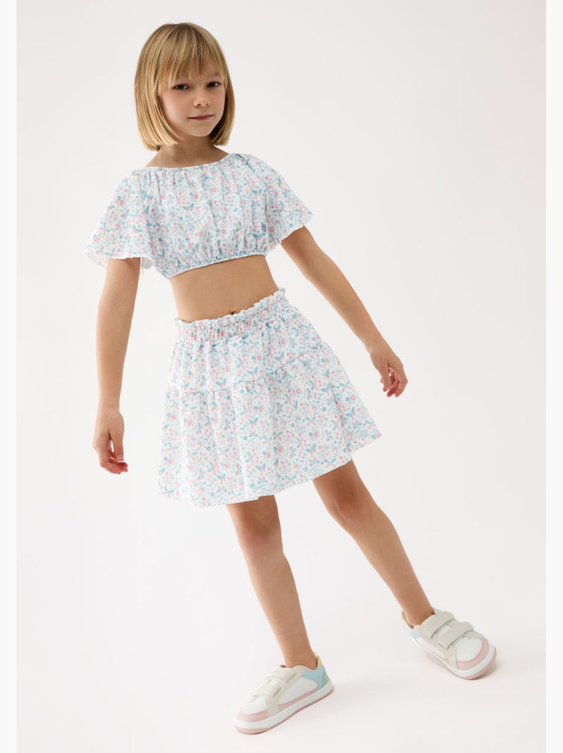 Rok conguitos falda con mariposas Wit - Kiabi