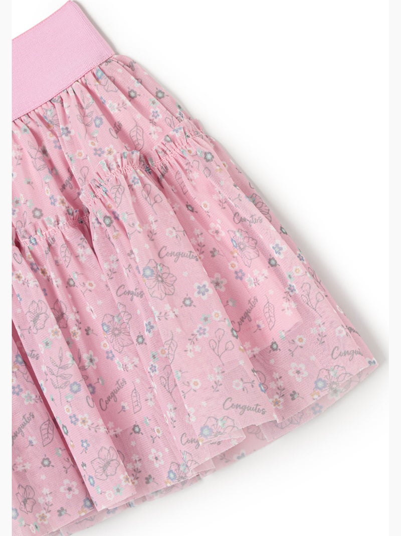 Rok conguitos falda corazones Roze - Kiabi