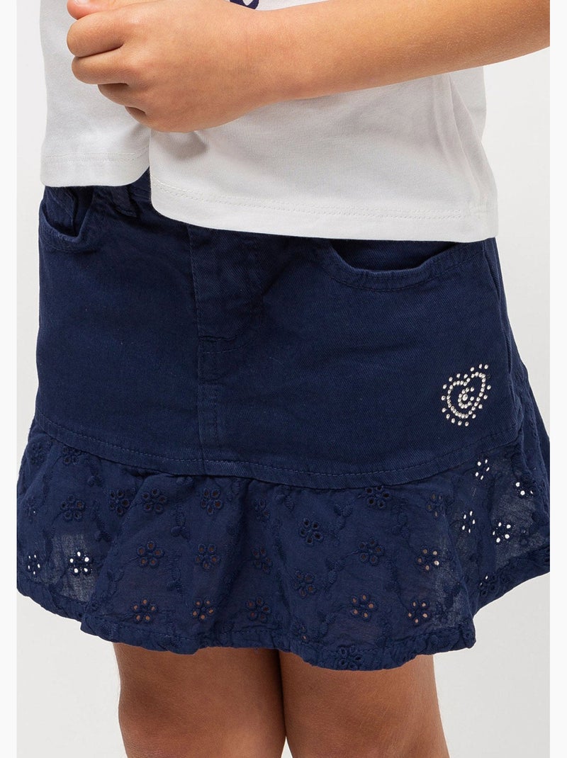 Rok conguitos Marineblauw - Kiabi