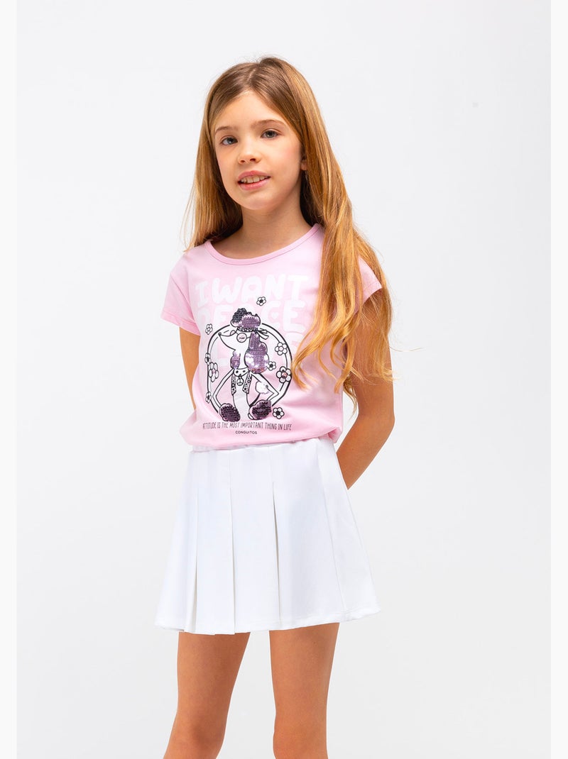 Rok conguitos Wit - Kiabi