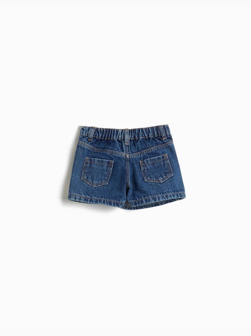 Rok-korte broek, mo fashion Blauw - Kiabi