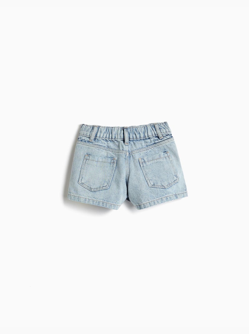 Rok-korte broek, mo fashion Blauw - Kiabi
