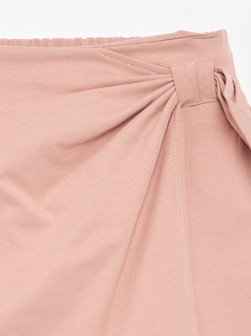 Rok met decoratieve strik Rose - Kiabi