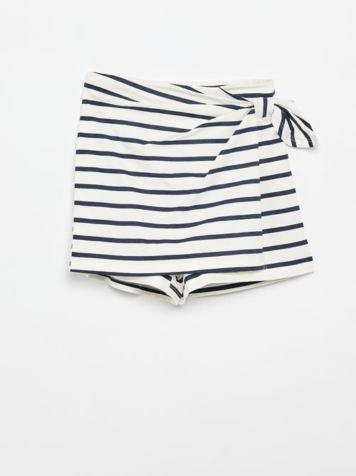 Rok met decoratieve strik - Kiabi