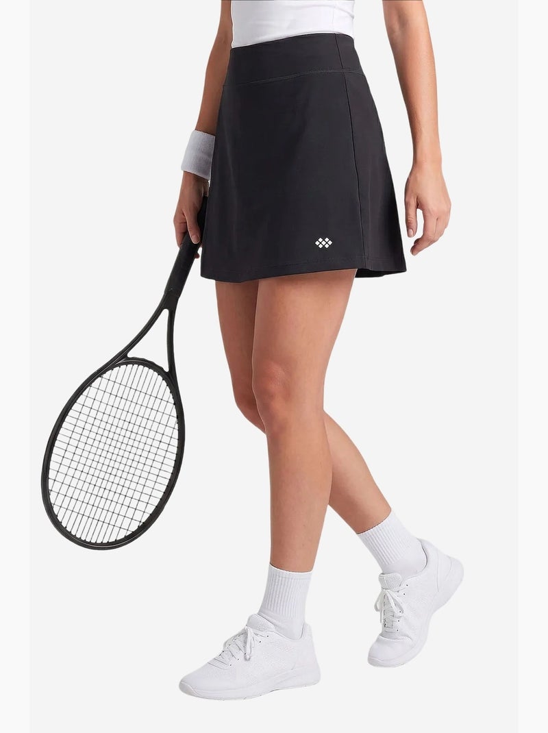 Rok met hoge taille tommy Zwart - Kiabi