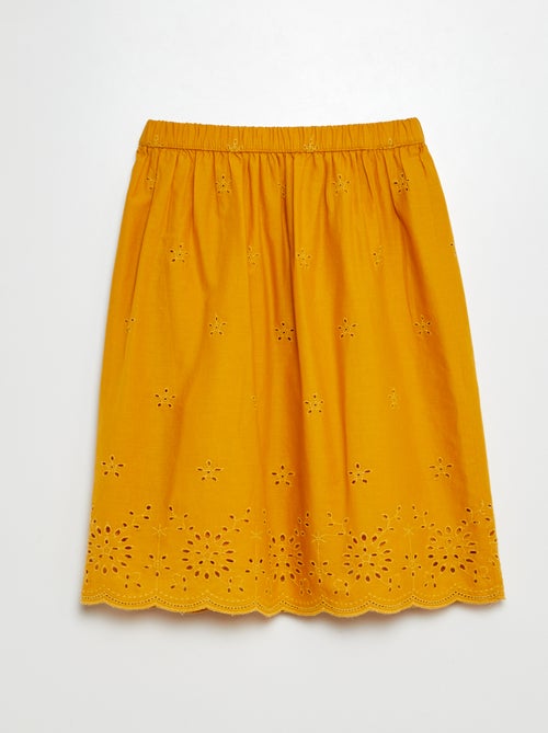 Rok met kanten motiefjes - Kiabi