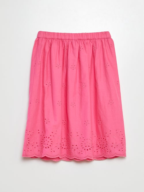 Rok met kanten motiefjes - Kiabi