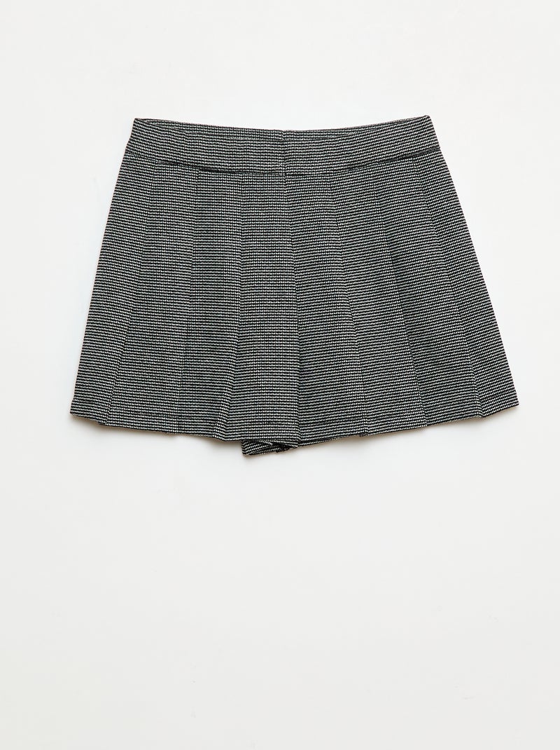 Rok van fantasietricot Zwart - Kiabi
