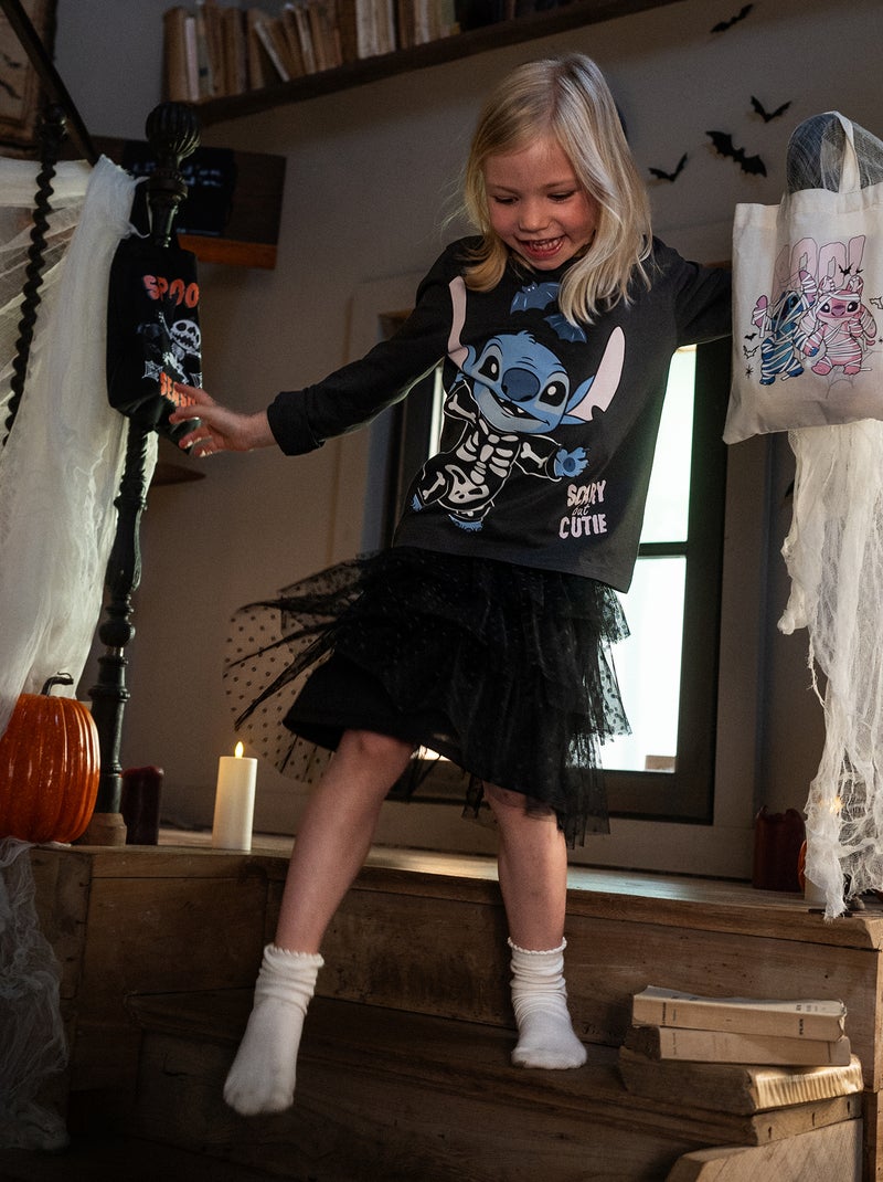 Rok van tule met ruches 'Halloween' Zwart - Kiabi