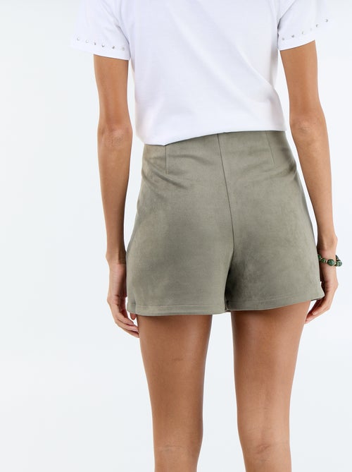 Rokbroek van suèdelook - Kiabi