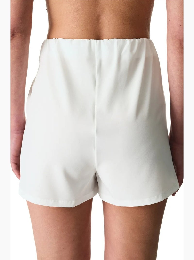 Rokzwemshort penti Wit - Kiabi