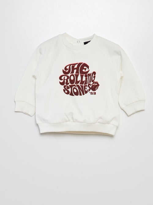 'Rolling Stones'-sweater van joggingstof - Kiabi