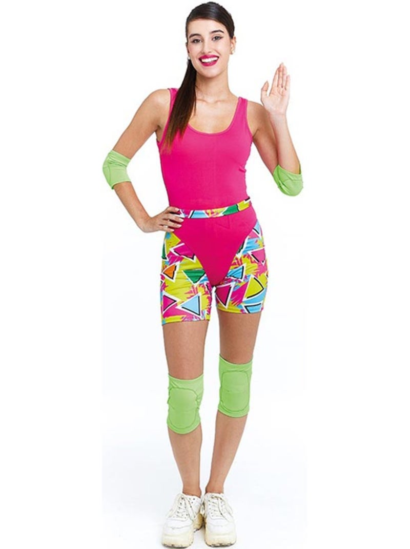 Rolschaatskostuum uit de jaren 70 Multicolor - Kiabi