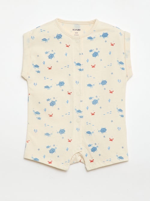 Romper met korte mouwen en motief - Kiabi