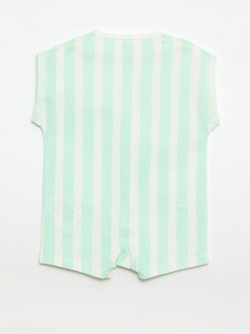 Romper met korte mouwen en motief - Kiabi