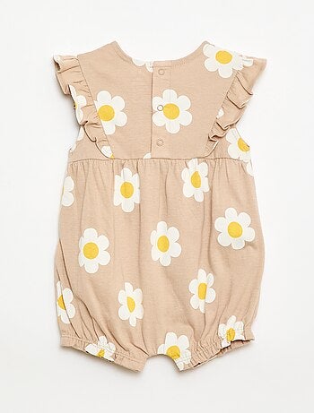 Romper met print van katoenen jersey