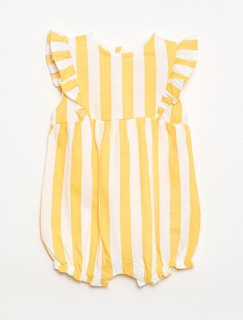 Romper met print van katoenen jersey