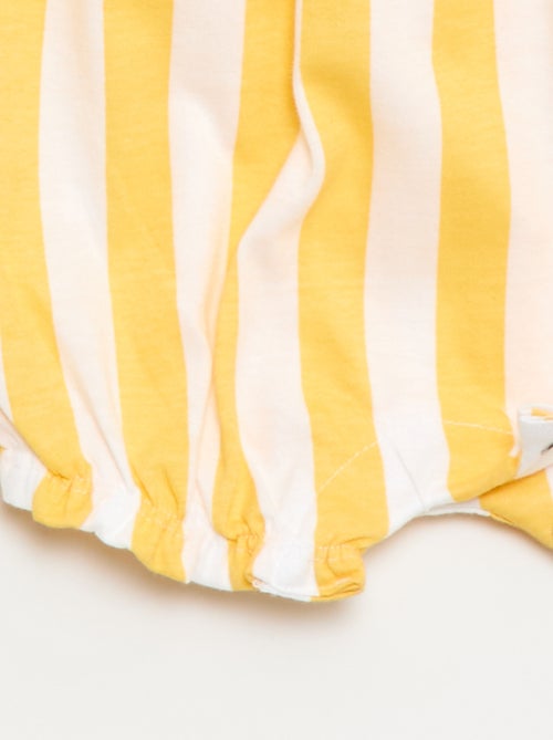 Romper met print van katoenen jersey - Kiabi