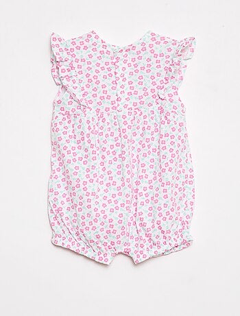 Romper met print van katoenen jersey
