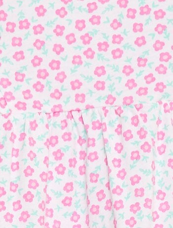Romper met print van katoenen jersey