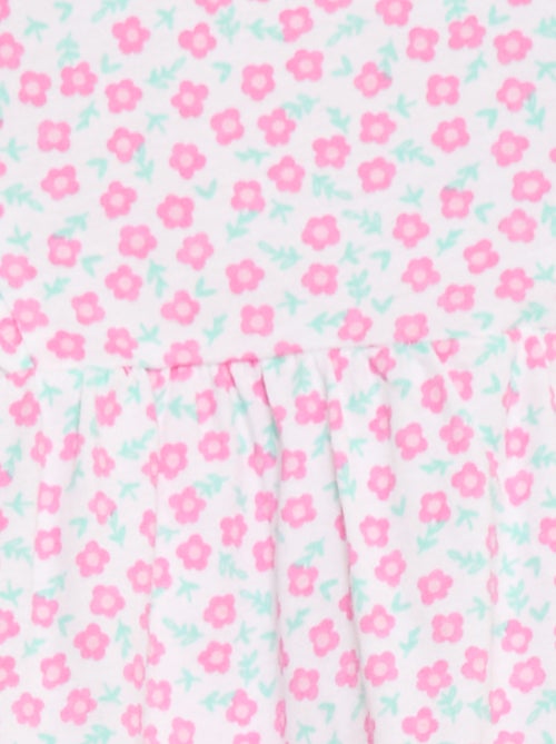 Romper met print van katoenen jersey - Kiabi