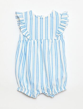 Romper met print van katoenen jersey