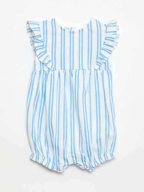 Romper met print van katoenen jersey - Kiabi