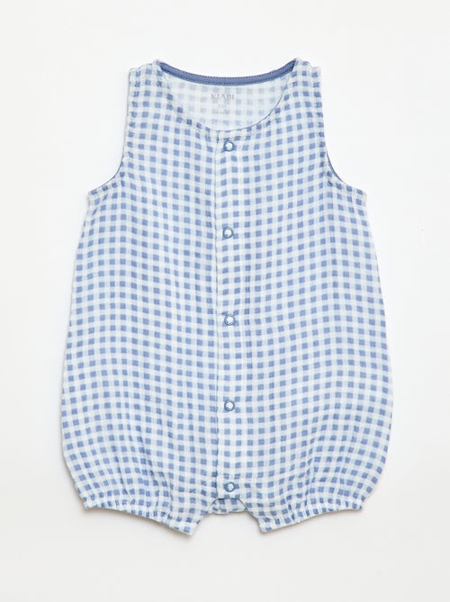 Romper slaappak van katoengaas - Kiabi