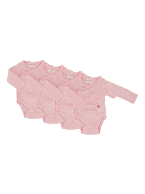 Rompertje Baby Set van 4 - Kiabi Rompertje Baby Set van 4 - Kiabi